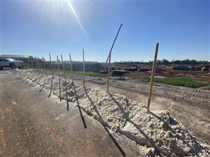 shovel handles awaiting groundbreaking 